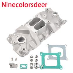 Aluminum Spread Bore Intake Manifold for SBC Small Block Chevy 55-95 305 327 350