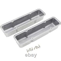 Aluminum Valve Covers, Tall, Finned, Pair, Fits Small Block Chevy