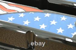 American Flag Set Black Chevy SB Tall Valve Covers Breather PVC Gaskets