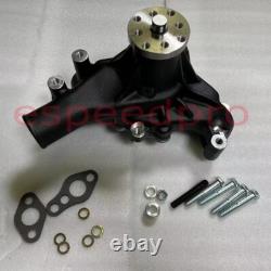BLK Small Block Chevy Serpentine Pulley Conversion Kit ALT PS Mid Mount SBC LWP