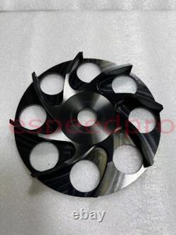 BLK Small Block Chevy Serpentine Pulley Conversion Kit ALT PS Mid Mount SBC LWP