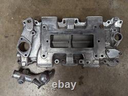 B&M Small Block Chevy Polished Blower Supercharger Intake Manifold 144 154