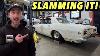 Bagging My Vintage Air Cooled Chevy Corvair Full Slam Part 1