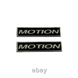 Baldwin MOTION Emblem Set of 2 Big/Small Block Chevy Ansen USA (NOS)