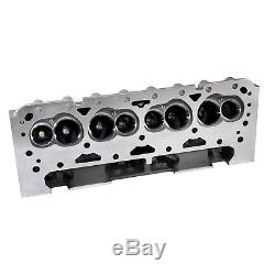 Bare Aluminum Cylinder Heads SBC Chevy 205cc Small Block 350 64cc Straight Plug