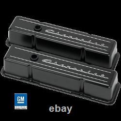 Billet Aluminum small Block Chevy tall Valve Cover 350 327 400 Chevrolet BLACK