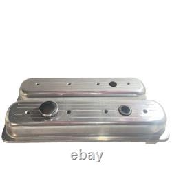 Billet Specialties 95123 Script Short Valve Cover Small Block Chevy Polished AL