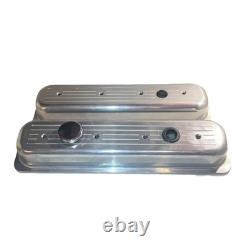 Billet Specialties 95123 Script Short Valve Cover Small Block Chevy Polished AL
