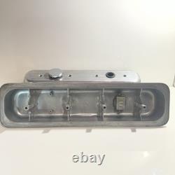 Billet Specialties 95123 Script Short Valve Cover Small Block Chevy Polished AL