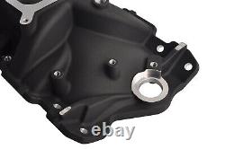Black Aluminum Intake Manifold For SBC Small Block Chevy 305 327 350 383