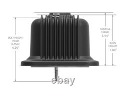 Black Finned Holley Script Valve Covers For Small Block Chevy 350 Vortec TBI