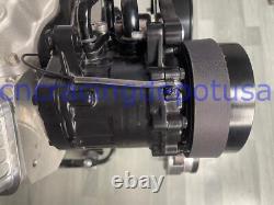 Black Small Block Chevy SBC 350 400 SWP Front Serpentine Pulley Drive System Kit