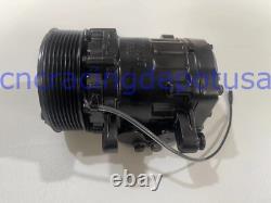 Black Small Block Chevy SBC 350 400 SWP Front Serpentine Pulley Drive System Kit