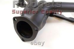 Black Street Hot Rat Rod Hugger Shorty Headers Small Block Chevy SBC 265-350