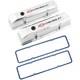 Bow Tie Aluminum Valve Covers & Gaskets, fits Small Block Chevy
