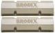 Brodix Sheet Metal Valve Covers Small Block Chevy Natural Finish with