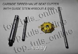CHEVY 350 Small Block VALVE SEAT CUTTER KIT 3 ANGLE CUT CARBIDE PERFORMANCE