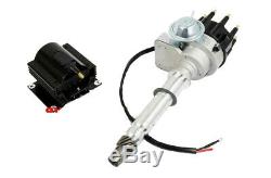 CHEVY SMALL BIG BLOCK Ready-To-Run BLK Small Cap Distributor With50K Volt Coil 350