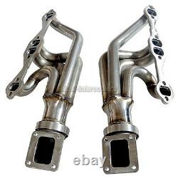 CX Header + Turbo Elbow For 82-92 Chevrolet Camaro Small Block Motor SBC T4