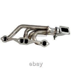 CX Header + Turbo Elbow For 82-92 Chevrolet Camaro Small Block Motor SBC T4