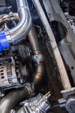 CX Turbo Kit For 82-92 Chevrolet Camaro SBC Small Block Header Manifold Downpipe