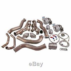 CX Twin Turbo Header Manifold Kit For 82-92 Camaro SBC Small Block