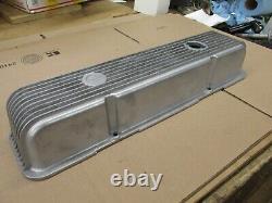 Cal-Custom Finned Small Block Chevy SBC 283 327 350 400 Valve Cover -One 40-2300