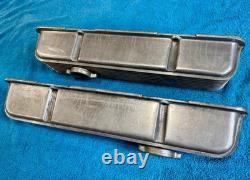 Cal Custom SBC Finned Aluminum Valve Covers 40-2300 Small Block Chevy