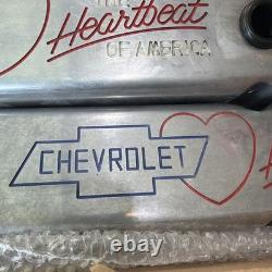 Chevrolet The Heartbeat of America Small Block Aluminum Valve Covers Vintage