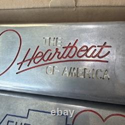 Chevrolet The Heartbeat of America Small Block Aluminum Valve Covers Vintage