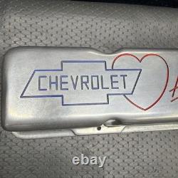 Chevrolet The Heartbeat of America Small Block Aluminum Valve Covers Vintage