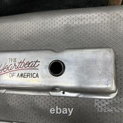 Chevrolet The Heartbeat of America Small Block Aluminum Valve Covers Vintage
