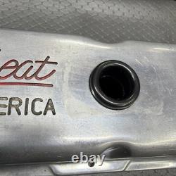 Chevrolet The Heartbeat of America Small Block Aluminum Valve Covers Vintage