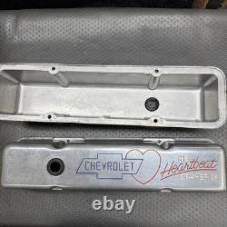 Chevrolet The Heartbeat of America Small Block Aluminum Valve Covers Vintage
