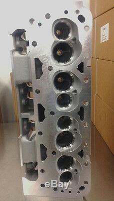 Chevy 205cc Aluminum Cylinder Heads SBC 262-400 V8 2.02 1.60 Bare Pair