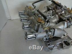 Chevy 283 327 350 Small Block 45 Dcoe Econ Cross Ram Conversion Hi Perfomance