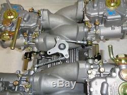 Chevy 283 327 350 Small Block Weber 45 Dcoe Cross Ram Conversion