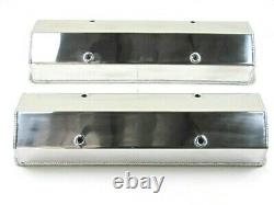 Chevy 327 350 383 Fabricated Alum. Tall Valve Covers Polished E41307P