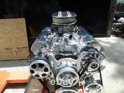 Chevy 383 Roller Stroker Engine & Serpentine Kit Turn Key 450 HP Cr # Ehrg-65