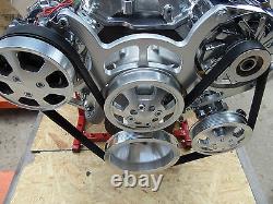 Chevy 383 Roller Stroker Engine & Serpentine Kit Turn Key 450 HP Cr # Ehrg-65