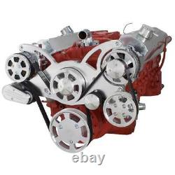 Chevy Small Block All Inclusive Serpentine System SBC 283 350 383 400 AC PS ALT