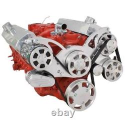 Chevy Small Block All Inclusive Serpentine System SBC 283 350 383 400 AC PS ALT