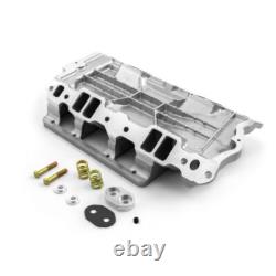 Chevy Small Block SBC 6-71 8-71 Blower Aluminum Intake Manifold Machine Coated