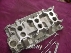 Chevy Small Block Tri Power Intake for Holley Carbs