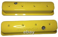 Chevy Small Block ZZ6/Vortec Center Bolt Holley 241-290 Yellow With White Letters