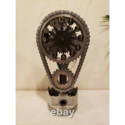 Chevy Small block Timing Chain Clock, Motorized, Rotating