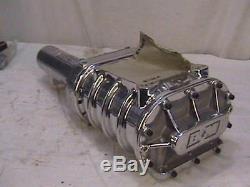 Chevy Supercharger B&M Polished Blower SBC Intake Manifold Small Block Chevy