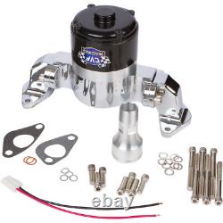 Chrome Small Block Chevy Electric Water Pump 350 EWP SBC High Volume Flow