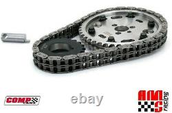 Comp Cams 8100 Adj Billet Double Roller Timing Set for Chevrolet SBC 327 350 5.7