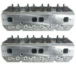 Complete CNC Ported Aluminum Cylinder Heads Small Block Chevy. 660 Lift Roller